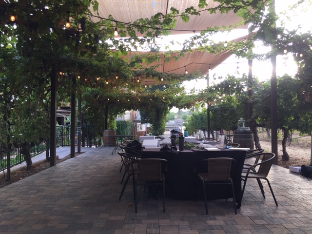 Vineyard breakfast